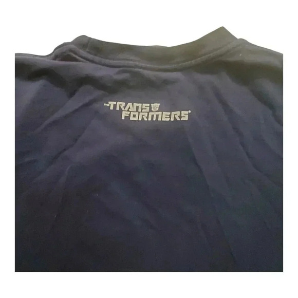 Transformers Graphic T Shirt Navy Blue Autobot Logo Mens Size Large - Picture 10 of 10